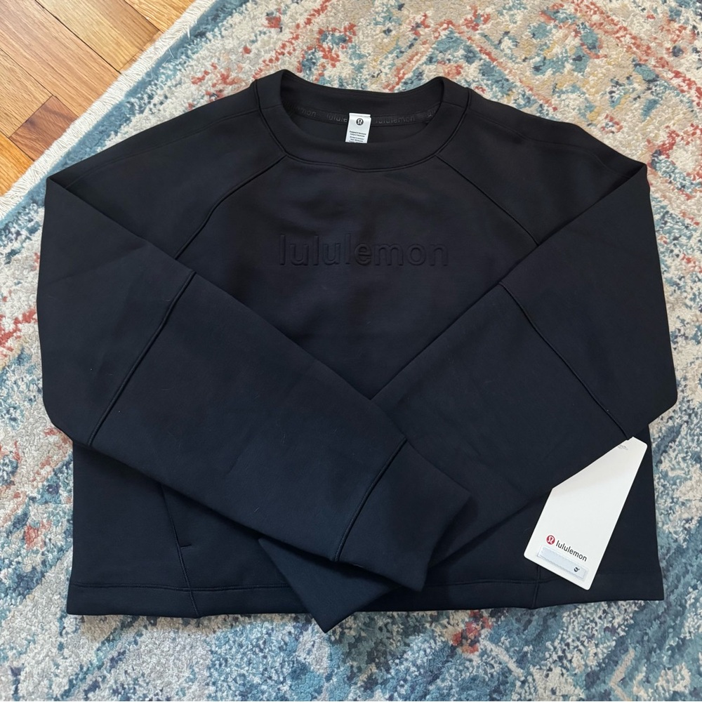 Lululemon Athletica Black Crewneck Sweater